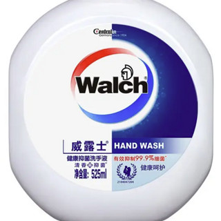 Walch 威露士 健康抑菌洗手液 健康呵护 525ml*3+无按压泵525ml*3