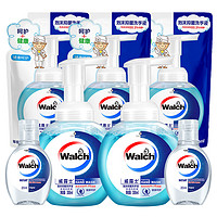 88VIP：Walch 威露士 泡沫洗手液组合（抑菌消毒300ml*2瓶+300ml*2袋+免洗20ml*2）