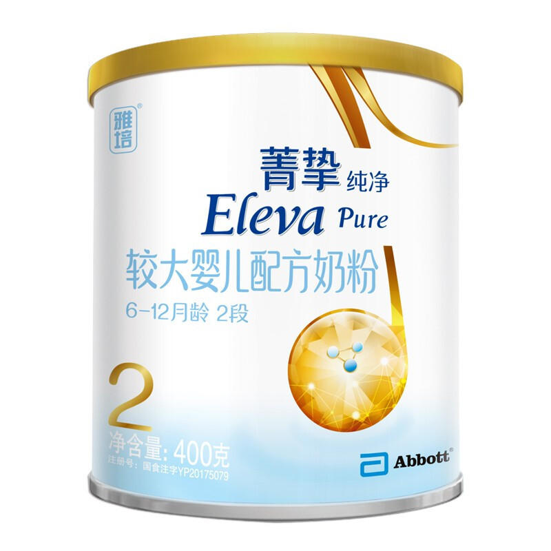 Eleva 菁挚 纯净系列 较大婴儿奶粉 国行版 2段 400g