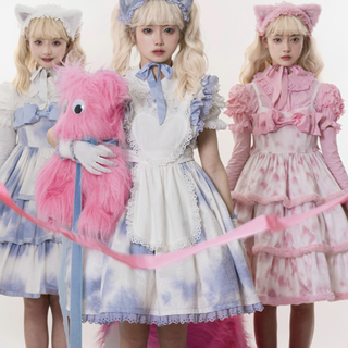 choker-rabbit Lolita洛丽塔 虎斑猫 女士SK半裙 蓝猫 S