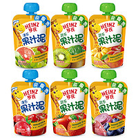 Heinz 亨氏 乐维滋系列 果泥 3段 6口味 120g*6袋