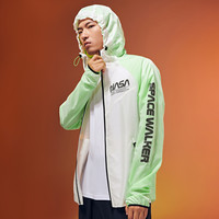 KAILAS/凯乐石 运动户外 男款NASA双层皮肤风衣 白/荧光绿
