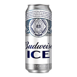 Budweiser 百威 冰啤酒 500ml*18听 整箱装 中秋送礼