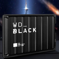Western Digital 西部数据 WD_Black P10系列 2.5英寸Micro-B便携移动机械硬盘 4TB