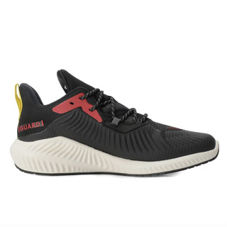 adidas 阿迪达斯 Alphabounce+ Guard M 男子跑鞋 FW6733 一号黑/浅猩红/淡灰 41