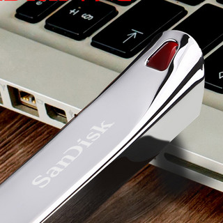 SanDisk 闪迪 CZ71 USB 2.0 U盘 黑色 32GB USB-A