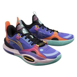 LI-NING 李宁 全城10 男子篮球鞋 ABAS009-8 荧光蓝紫 39.5【报价 价格 评测 怎么样】 -什么值得买