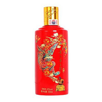 MOUTAI 茅台 喜宴 中国红 43%vol 酱香型白酒 500ml 单瓶装