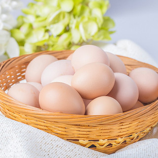 九華粮品 九华粮品 有机富硒土鸡蛋 30枚 净重1200g