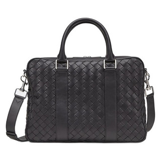 BOTTEGA VENETA 葆蝶家 男士CLASSIC INTRECCIATO公文包 651580V0E518803 黑色 小号