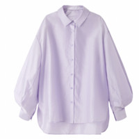 PEACEBIRD WOMEN 太平鸟女装 女士长袖衬衫 A8CAC235001 紫色 M