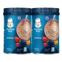 Gerber 嘉宝 米粉 国产版 3段 缤纷水果味 225g*2罐