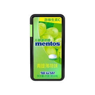 mentos 曼妥思 无糖薄荷糖 青提味盒装 21g