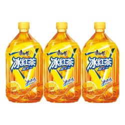 康师傅 冰红茶1l*3瓶 柠檬红茶饮料饮品大瓶畅饮装