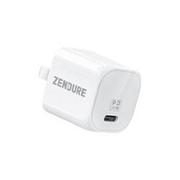 ZENDURE 征拓 Super Port   Type-C 33W+Type-C转Lightning 数据线 PVC 1.2m 珍珠白 线充套装