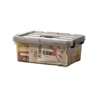 葵葵熊 透明收纳箱 25L 茶色