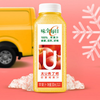 WEICHUAN 味全 每日C 100%苹果汁 300ml*4瓶