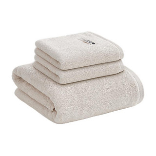SANLI 三利 浴巾 纯色款 75*142cm 480g 米白