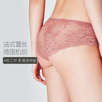 好奇蜜斯 3条98 蕾丝内裤女夏薄款提臀性感三角裤女性惑情调低腰调情纯棉裆