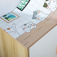 浪漫满屋 厨房防油贴纸耐高温防水防潮自粘墙纸 是猫猫呀店长推荐 60厘米*3米
