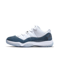 AIR JORDAN  正代系列 Air Jordan 11 Low Snakeskin 男子篮球鞋 CD6846-102 蓝蛇纹 42.5