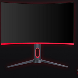 SANC 盛色 N75 Pro+ 27英寸 VA 曲面 FreeSync 显示器 (2560×1440、144Hz、100%sRGB)