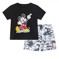 Disney 迪士尼 男童短袖短裤套装