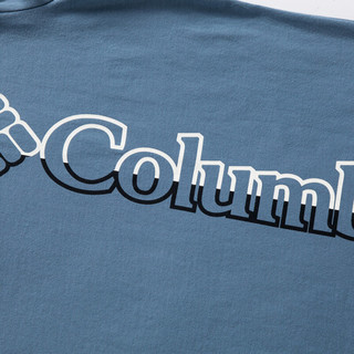 Columbia 哥伦比亚 男子运动T恤 JE1586-449 蓝色 L
