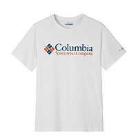 Columbia 哥伦比亚 男子运动T恤 JE1586-101 白色 XL