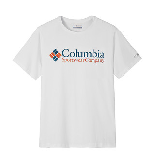Columbia 哥伦比亚 男子运动T恤 JE1586-101 白色 L