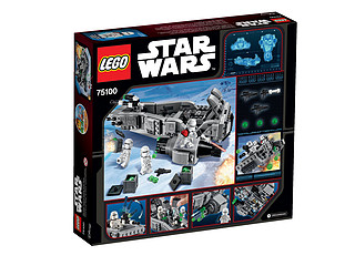 LEGO 乐高 Star Wars星球大战系列 75100 第一秩序雪地飞车