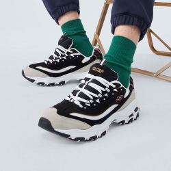 skechers斯凯奇666114男款休闲老爹鞋