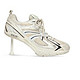 巴黎世家 尚品城Balenciaga巴黎世家女鞋高跟鞋X-Pander网布尼龙材质磨损效果刺绣80毫米足弓新颖 白色 35