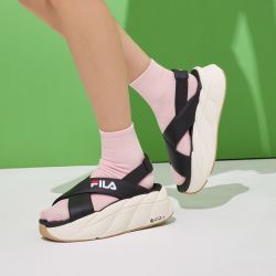 fila斐乐女鞋时尚凉鞋女厚底沙滩鞋透气百搭舒适运动凉鞋