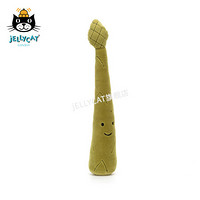 邦尼兔 jELLYCAT 2021款活泼芦笋可爱公仔儿童安抚毛绒玩具睡觉玩偶生日礼物 草绿色 H23 X W4 CM