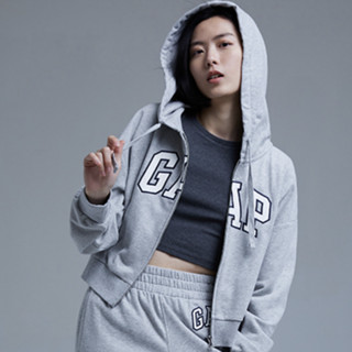 Gap 盖璞 女士连帽卫衣外套 701594 灰色 XS