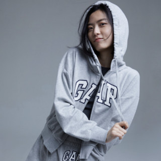 Gap 盖璞 女士连帽卫衣外套 701594 灰色 XS