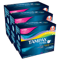 TAMPAX 丹碧丝 珍珠系列 塑胶导管式卫生棉条套装 (L轻吸收量10支*3+R普通吸收量27支*3+S大吸收量10支*3)