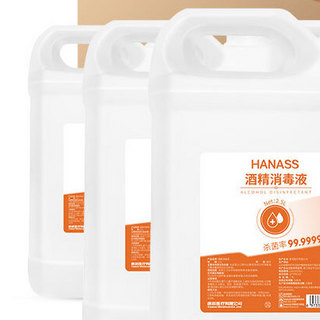 HANASS 海纳斯 酒精消毒液 2.5L*6桶