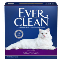 EVER CLEAN 铂钻 京东会员EVER CLEAN 铂钻 紫标 膨润土猫砂 11.3kg 清香