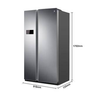 Electrolux 伊莱克斯 ESE550STD 风冷对开门冰箱 553L 钛银色