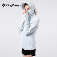 KingCamp防晒衣男女UPF50+防紫外线夏季轻薄透气情侣防晒服皮肤衣 女士白色UPF50+ L 女士蓝色UPF50+ XXXL
