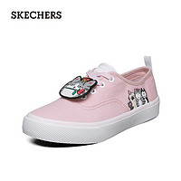 PLUS会员：SKECHERS 斯凯奇 女款吾皇万睡 女士运动休闲帆布鞋 66666269