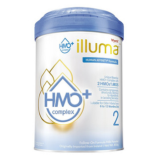 illuma 启赋 HMO+系列 较大婴儿奶粉 港版 2段 850g*6罐