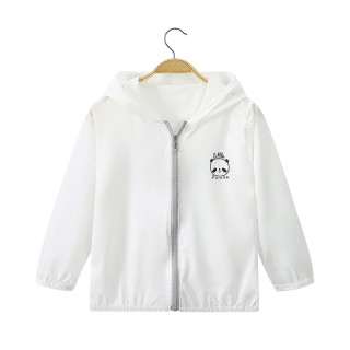 儿童冰丝防晒衣夏季童装男女大童遮阳服透气新款宝宝外套 冰丝防晒衣淡青色 130cm 冰丝防晒衣白色 110cm