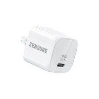 ZENDURE 征拓 Type-C 33W+Type-C转Lightning 数据线 PVC 1.2m 珍珠白 线充套装