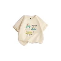 JEANSWEST 真维斯 JU-21-573005 男童短袖T恤 杏色 120cm