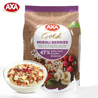 AXA 47%浆果水果燕麦片725g