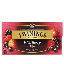 TWININGS 川宁 综合野莓果香红茶 25片 50g