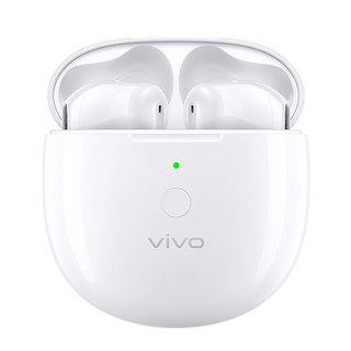 vivo TWS Neo 半入耳式真无线动圈降噪蓝牙耳机 皓月白